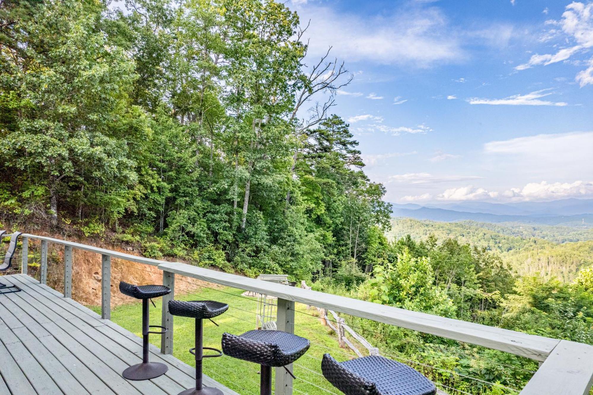 Stunning Mtn. Views! 4Br With All The Amenities! - Vista Vibes- Bryson City Exteriér fotografie